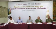 Gabinete de Seguridad refuerza acciones en Michoacán tras asesinato de líder limonero