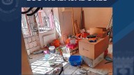 Detenido en Vallecas un empresario tras el derrumbe del techo de un piso en el que trabajaban tres obreros sin contrato