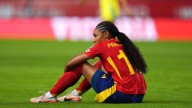 Lesión de Salma en una acción que tuvo que ser anulada por fuera de juego