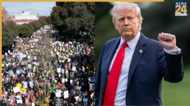 Anti-Trump 'No Kings' Protest Sweeps Cities Across the US, President's Quirky Response Goes Viral