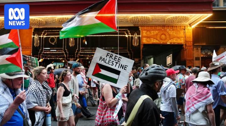 Thousands join pro-Palestinian rallies in towns and cities across Australia amid ceasefire