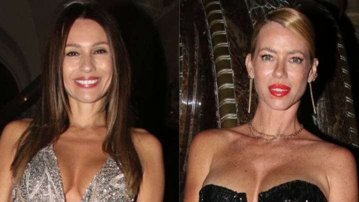 Pampita y Nicole Neumann elevan la tendencia naked al extremo con tajos y escotes infartantes