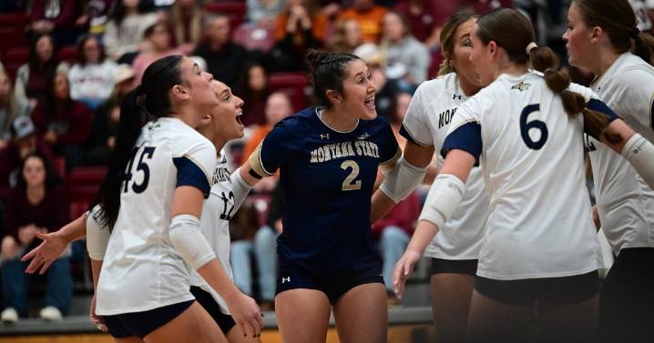 Montana State edges Montana in 5 sets, keeps possession of Main Line Trophy