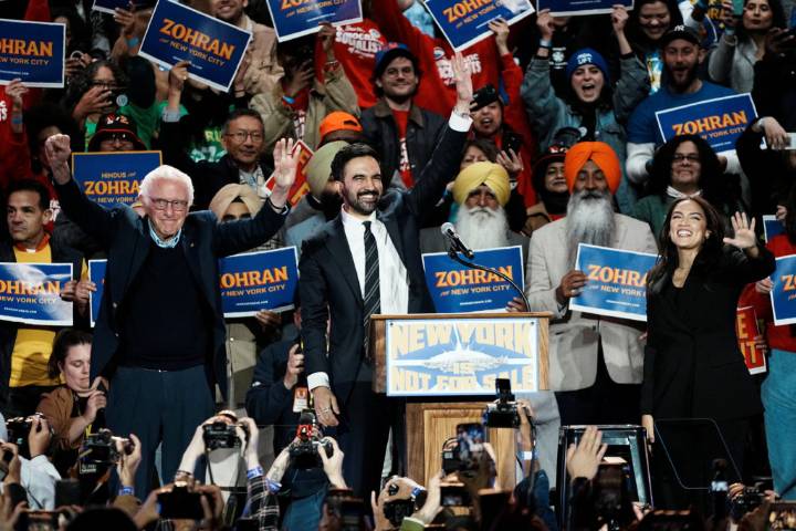 Mamdani rallies NYC voters with support from Bernie Sanders and AOC