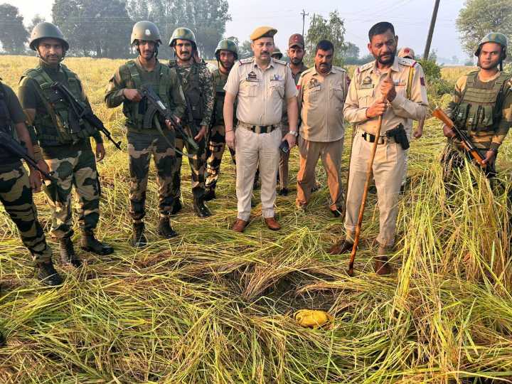 BSF Foils Pakistan’s Narco Plot, Seizes 5.3 Kg Heroin Dropped by Drone in R.S. Pura