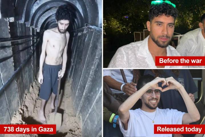 Israeli hostages returning to their families look shockingly different after more than two years in Hamas captivity