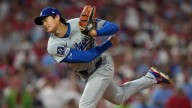 Ohtani’s pitching helps Dodgers to Game 1 win despite 4 strikeouts at plate