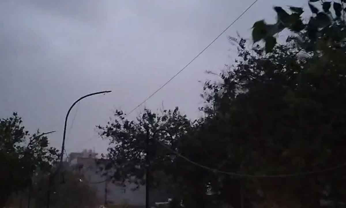 Hyderabad witnesses light to moderate rain with sudden weather change
