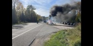 Bystanders pull crash victim from burning car in Ely