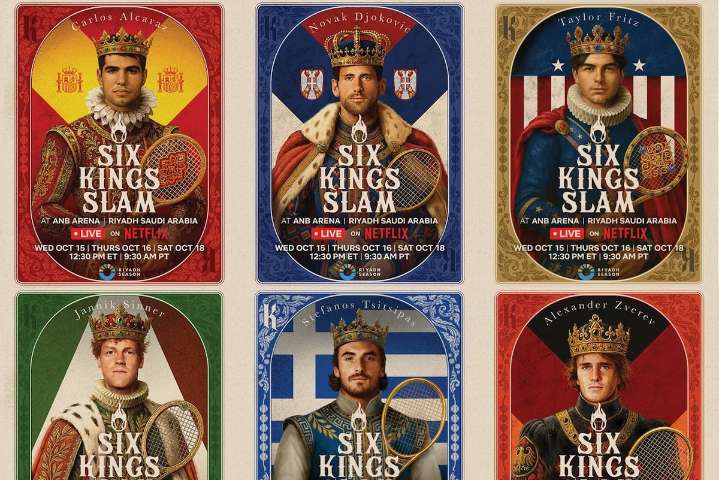 Six Kings Slam, en Riad. El millonario torneo de tenis que se ve en Netflix y donde juegan Alcaraz, Djokovic y Sinner