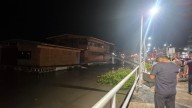 En Tuxpan, Veracruz, restaurante es arrastrado por la corriente; se perdió todo
