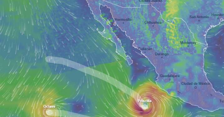 Fenómeno raro en el Pacífico: Octave y Priscilla podrían unirse en un súper huracán