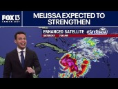 Melissa expected to strengthen this weekend