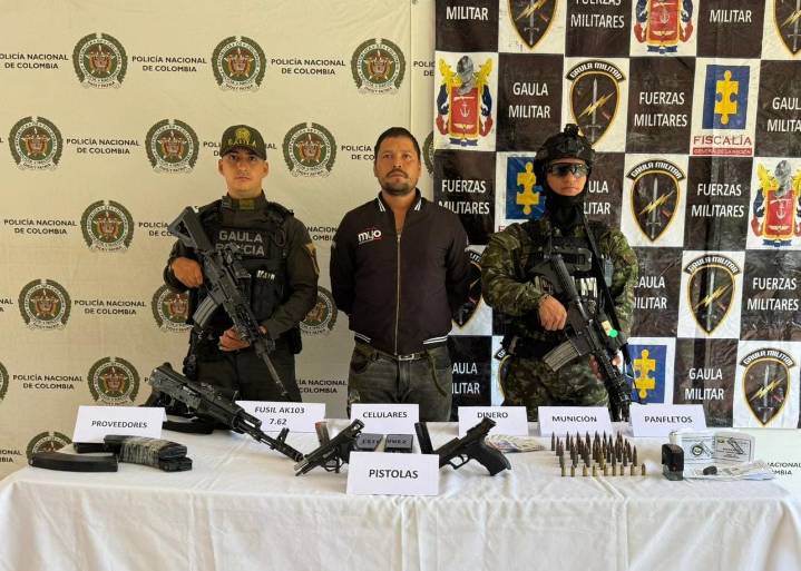 Golpe a las disidencias: capturado segundo cabecilla del frente Joaquín González