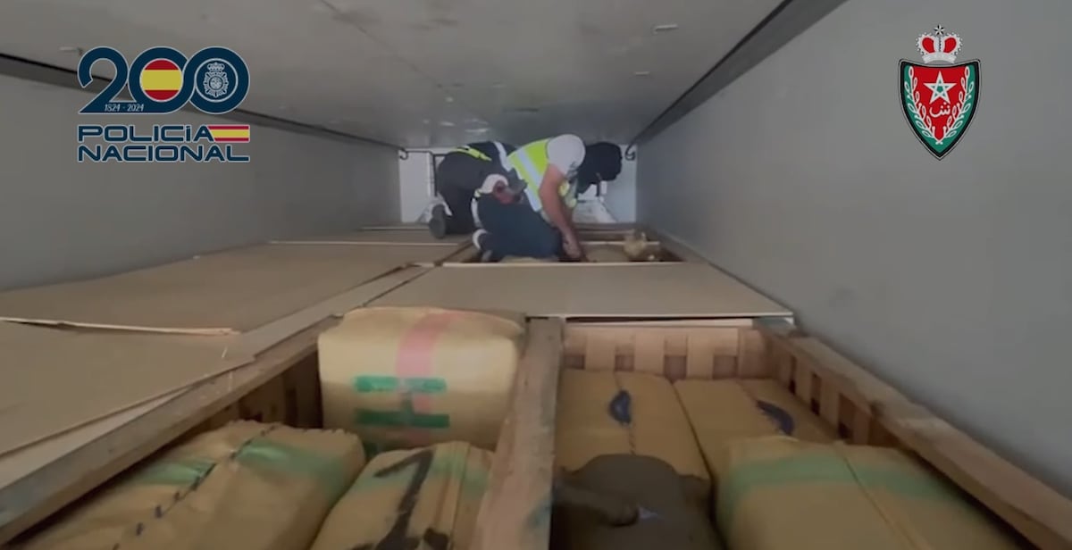 La Policía interviene 20 toneladas de hachís ocultas entre pimientos verdes llegadas de Marruecos