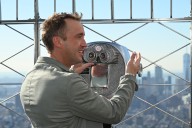 Tom Felton lights the Empire State Building in Slytherin green for Broadway debut