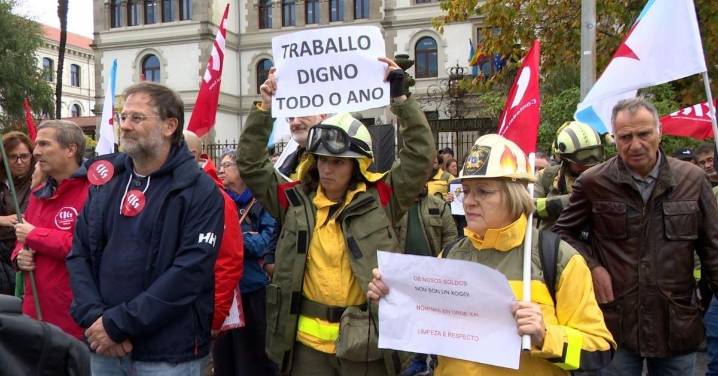 Bomberos forestales exigen un servicio “público y digno”