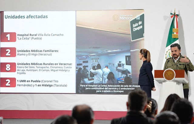 IMSS desplegó más de mil 300 profesionales de la salud tras inundaciones, opera Unidad Médica Móvil en cada zona afectada