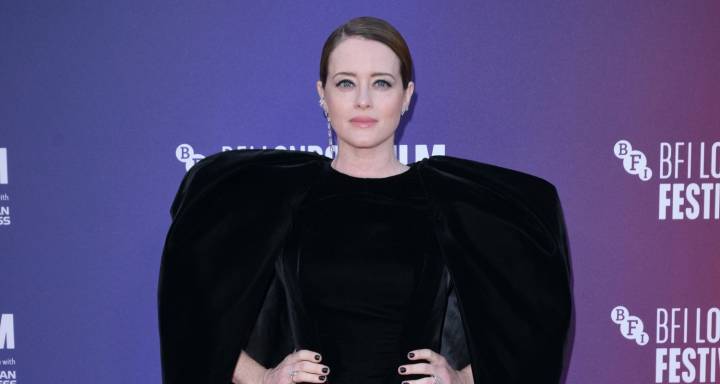 Claire Foy Makes Dramatic Arrival at ‘H is for Hawk’ Premiere in Giant Shoulder Pads | Arty Froushan, Brendan Gleeson, Claire Foy, Denise Gough, Emma Cunniffe, Josh Dylan, Lindsay Duncan, Philippa Low