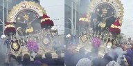 Susto en el Señor de los Milagros: el anda estuvo a punto de caer dos veces durante el recorrido procesional en el Callao