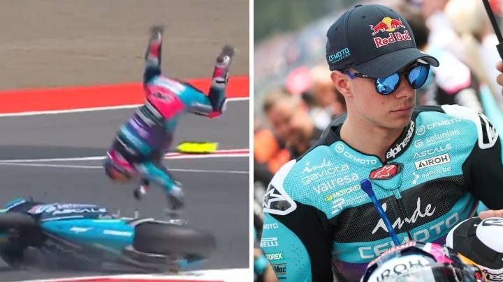 David Alonso se pronuncia tras su impactante caída en Indonesia: video tendencia en Moto2