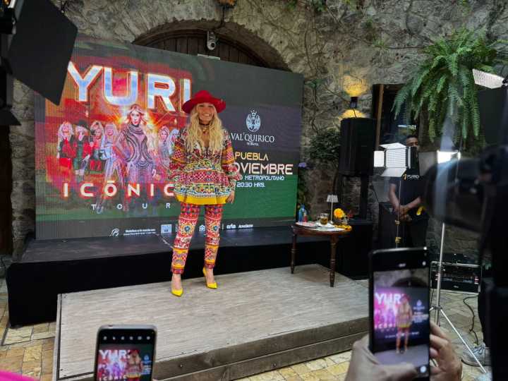 Yuri, más “Icónica” que nunca: la reina del pop latino llega a Puebla con un show espectacular