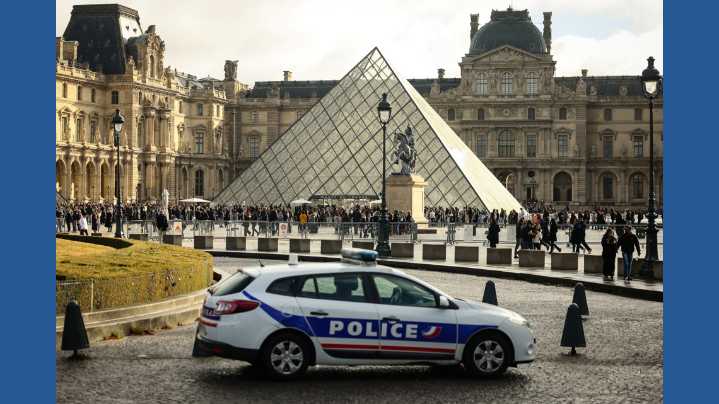 Suspects arrested over the theft of crown jewels from Paris' Louvre museum
