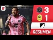 Inter Miami vs. Nashville (3-1) con Lionel Messi: resultado, resumen y goles por playoffs MLS 