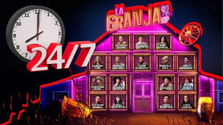 No te pierdas nada: La Granja VIP en vivo 24/7 desde cualquier dispositivo