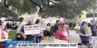 Shreveport community members protest against Trump administration in No Kings