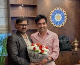 Satish Sharma Interacts With BCCI President