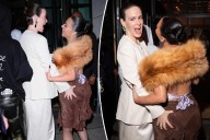 Watch handsy Sarah Paulson repeatedly smack Kim Kardashian's butt at 'All's Fair' screening