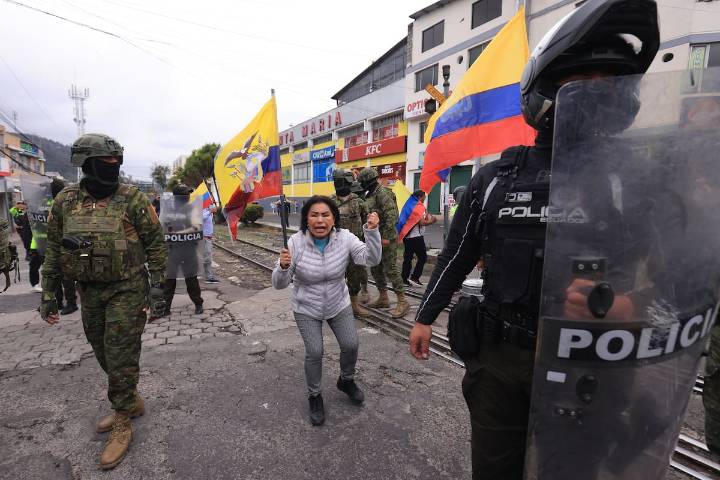 Indígenas levantan paro en Ecuador ante “brutal represión” del gobierno de Noboa