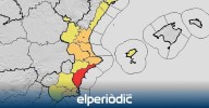 La AEMET activa el aviso rojo por lluvias torrenciales este viernes en el sur de Alicante