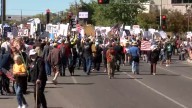 Thousands march through Downtown Albuquerque for 'No Kings Day' protest