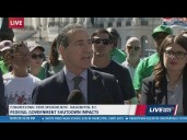 Congressional Democrats address federal government shutdown