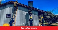 El Calafate Bomberos evitaron la propagación de un incendio en un quincho