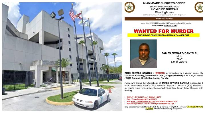 Liberan por error a un asesino en Miami y lo recapturan en Georgia