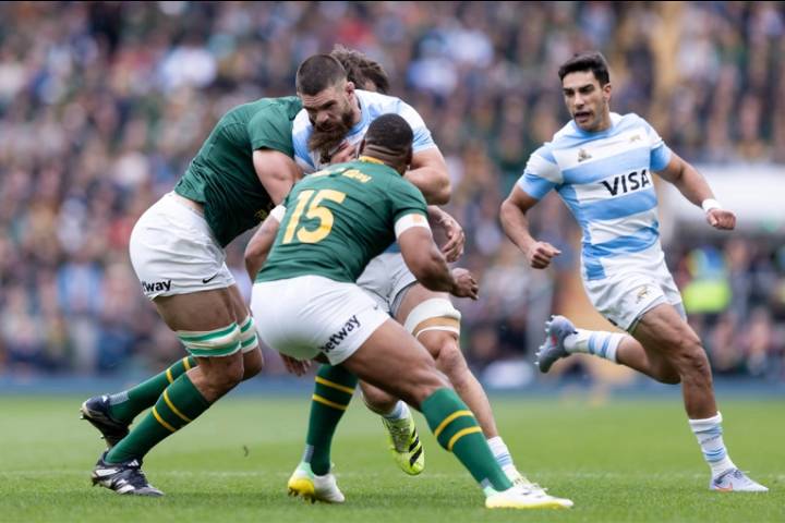 Marcos Kremer rompió el récord histórico de tackles en el Rugby Championship