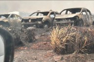 Incendio en Parque Nacional de Córdoba: el fuego daño 13 autos y evacuaciones en marcha