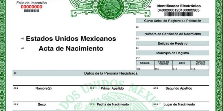 Cómo realizar el nuevo trámite para obtener tu acta de nacimiento usando tu llave MX
