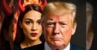 Trump Fundraising Email Depicts AOC as the Devil