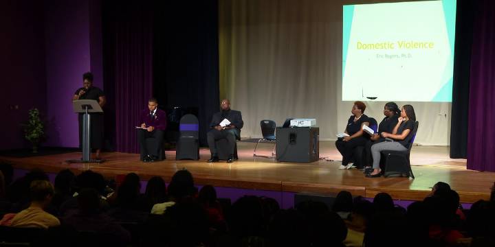 Benedict College holds event highlighting domestic violence against men