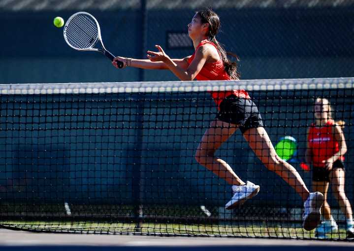 Girls tennis photos: District 11 Class 3A doubles finals, Oct. 9, 2025