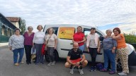 El deporte se reparte en furgoneta en Siero: "Queremos que la actividad física sea el pan nuestro de cada día"