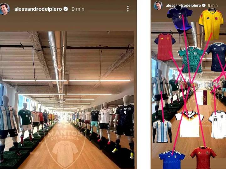 Autogol de Del Piero: filtra playeras del Mundial 2026