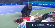 Emma Raducanu calls for medical time out in defeat