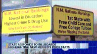 New Mexico officials respond to billboards showing state's worst national rankings