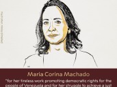 María Corina Machado recibe el Premio Nobel de la Paz 2025
