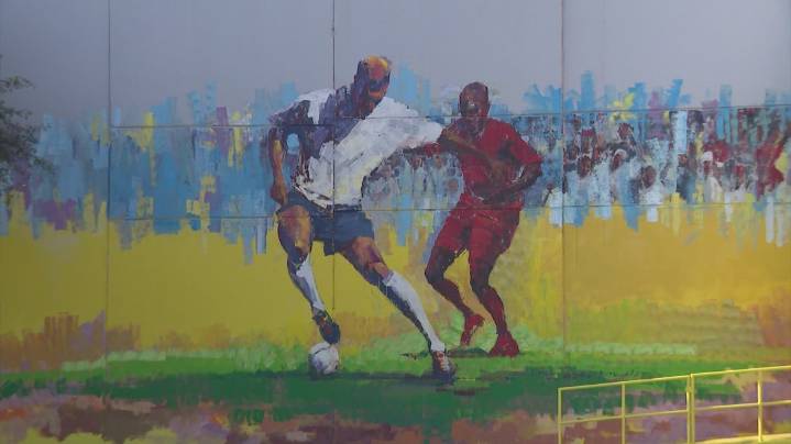 NRG Park unveils new mural celebrating sports' unifying power ahead of 2026 World Cup